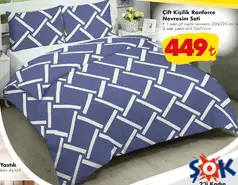 ÇİFT KİŞİLİK RANFORCE NEVRESİM SETİ